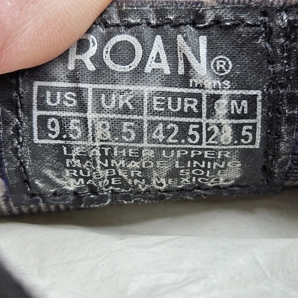NWB Mens Roan Tobias shoes size 9.5 - Picture 7 of 15